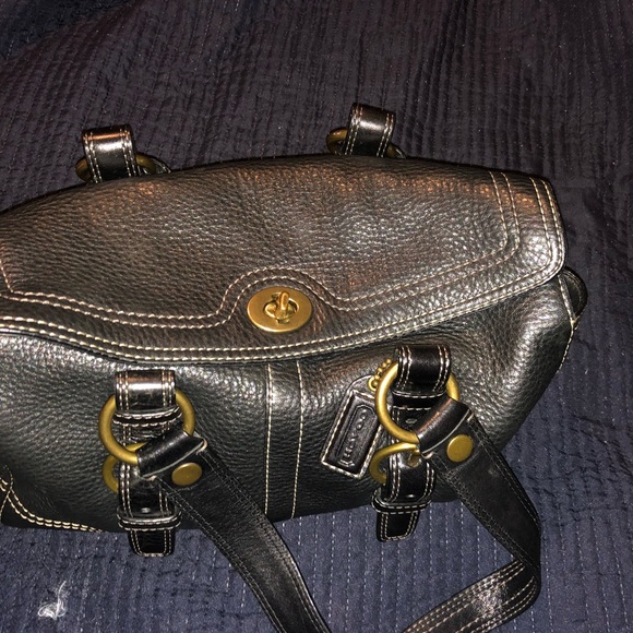 Peeble leather coach bag - Picture 2 of 9